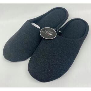 Ofoot Large Black Indoor Slippers US 9-10 EU 40-41